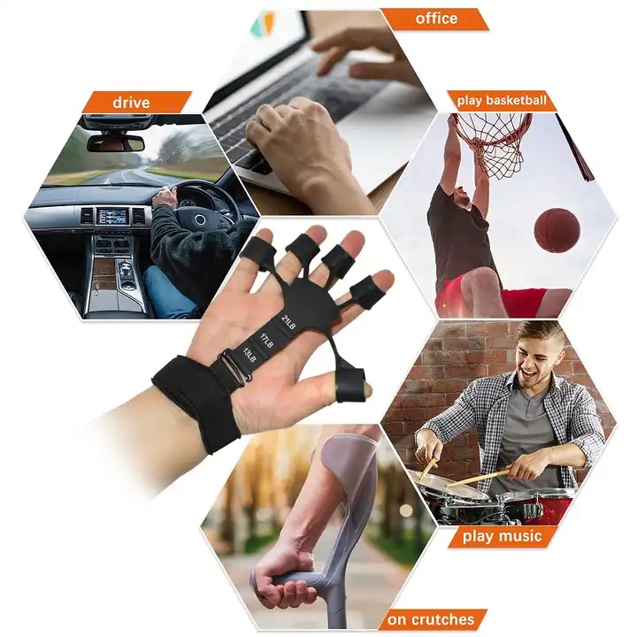 Gripster strengthener finger stretcher hand gripper Devouge